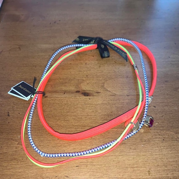 Juicy Couture Pam & Gela Elastic Headbands with Crystal Charms main image 7